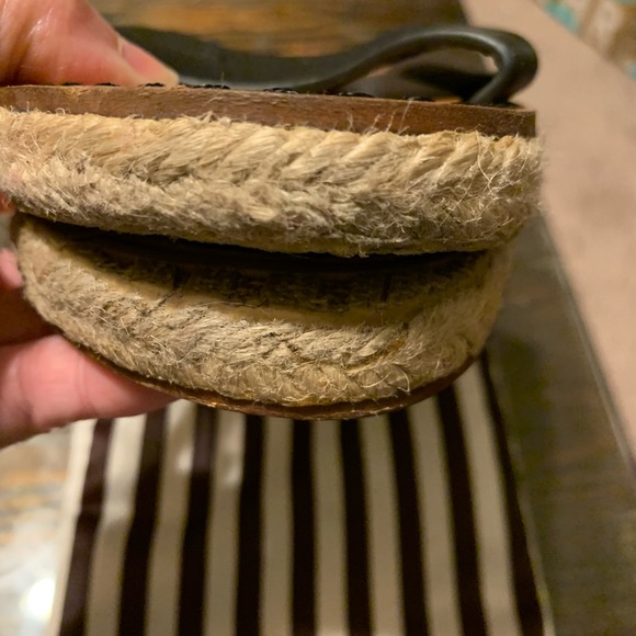 SOLD Sz 8 Henri Bendel Black Slides & Sleeper - Picture 5 of 12